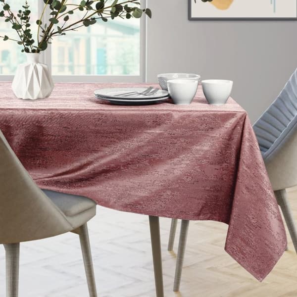Dug Vesta pink presset moderne 110x110 AmeliaHome