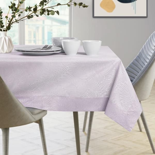 Bordsduk Gaia lila pressad grönsak 110x110 AmeliaHome 120x180
