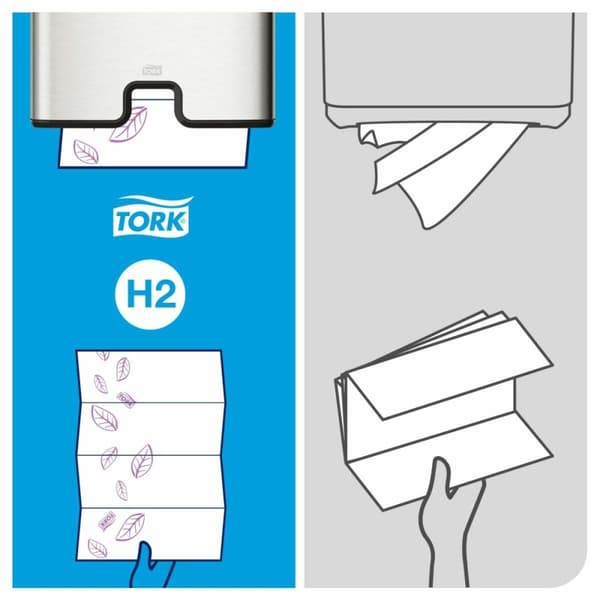 Håndtørringspapir Tork Pack Hvid (21 enheder)