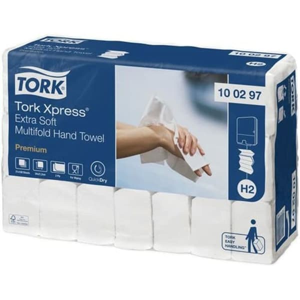 Håndtørringspapir Tork Pack Hvid (21 enheder)