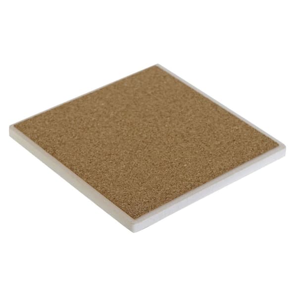 Underlägg Home ESPRIT Kork Dolomite Kakel Arab Med relief