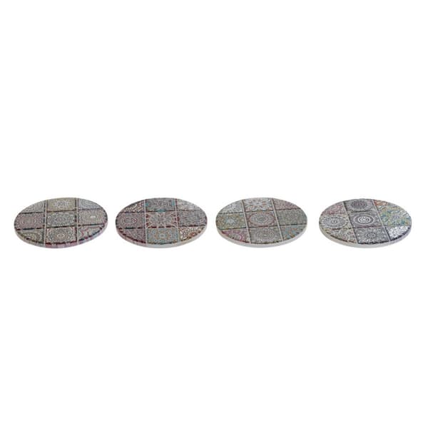 Underlägg Home ESPRIT Kork Dolomite Mandala Indier Med relief