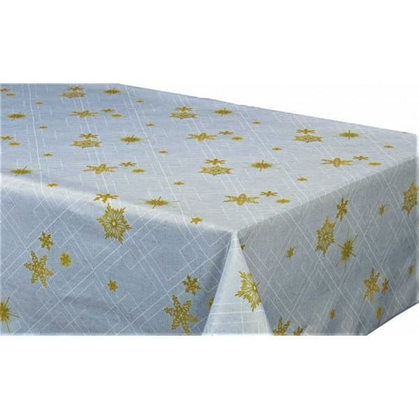 Rektangulär duk mot fläckar "Reveillon" 145 x 300 cm (8 till 12 kuvert) - Grå