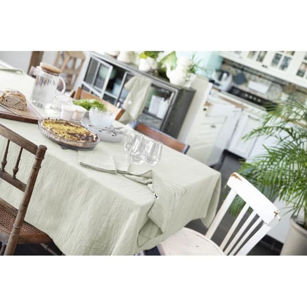 "Gaïa" duk 150 x 250 cm "Cotton Gauze" - Gaïa Water Green