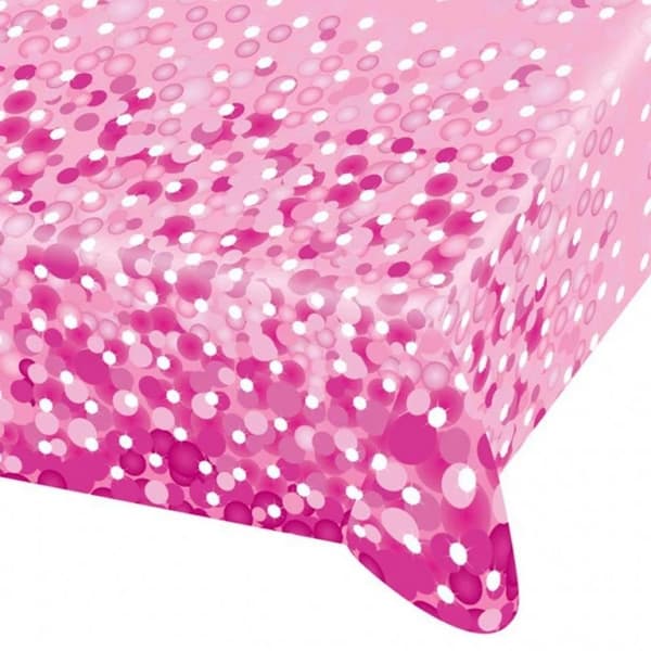Amscan Paper Sparkle Party Table Cover Pink One Size