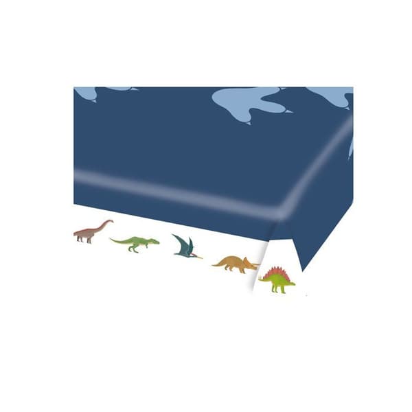 Pappersdukar Stora Dinosar blå 115 x 175 cm - Blå