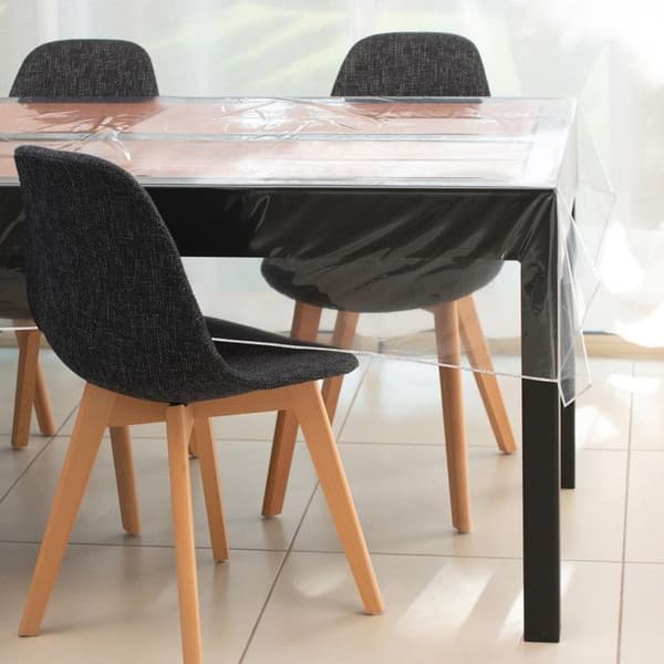 Rektangulär duk 140x200 cm CRISTAL transparent