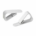 Miniatyrbillede 2 af 4: Borddug Clip Algon Sæt Hvid 10 Dele 3,90 x 1,30 x 5,50 cm (24 enheder)