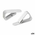 Miniatyrbillede 1 af 4: Borddug Clip Algon Sæt Hvid 10 Dele 3,90 x 1,30 x 5,50 cm (24 enheder)