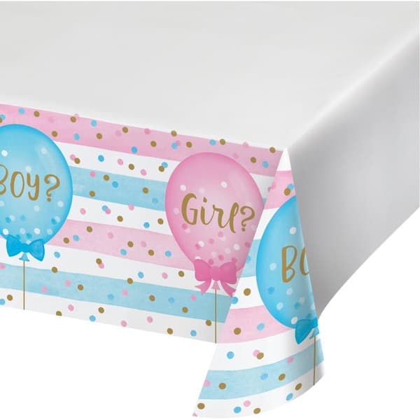 Creative Converting Plastic Bordered Party Table Cover Multicoloured One Size