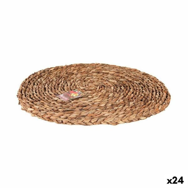Bordsunderlägg Privilege Brun Ø 40 cm vide (24 antal)