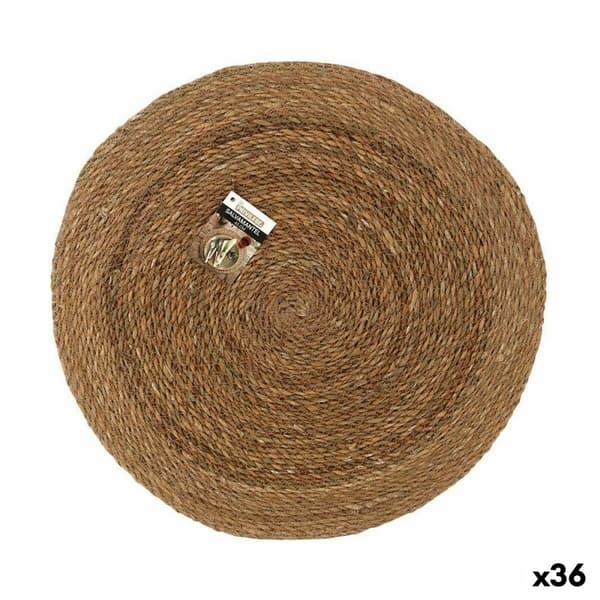 Bordsunderlägg Privilege Havsalger Brun Ø 45 cm (36 antal)