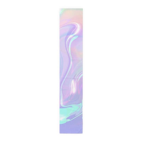 Creative Party Plastic Iridescent Table Runner Pink One Size