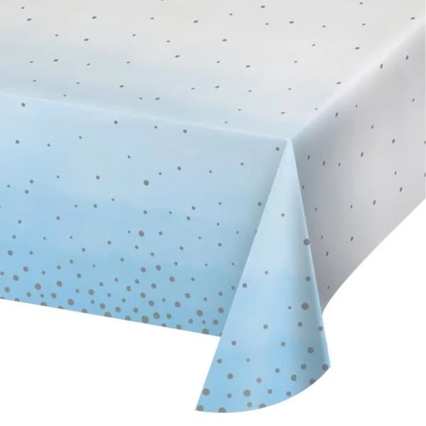 Creative Party Bordsöverdrag i fodrat papper Blue/Silver One Size
