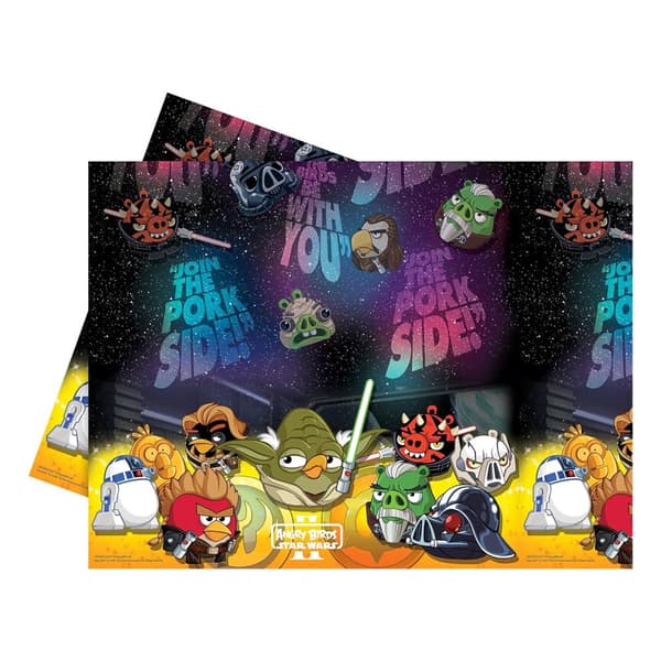 Angry Birds Star Wars Plastic Party Table Cover Multicoloured One Size