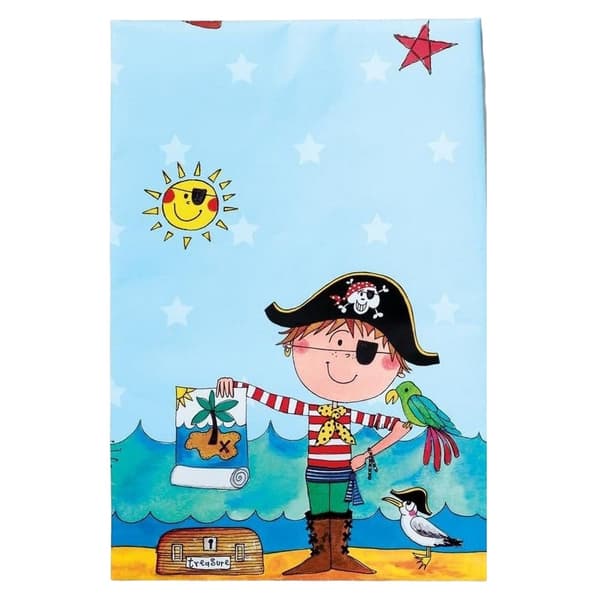 Rachel Ellen Plastic Pirate Party Table Cover Multicoloured One Size