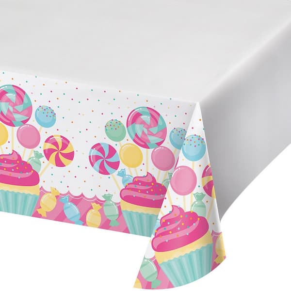 Creative Candy Bouquet Party Table Cover Multicoloured One Size