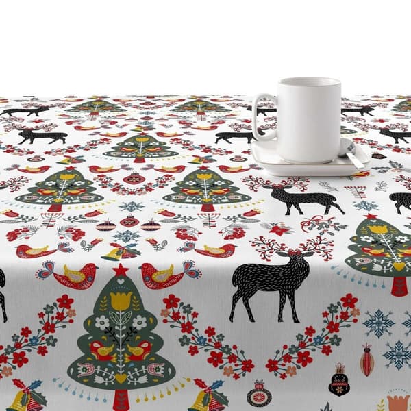 Pletafvisende dug af syntetisk harpiks Belum Merry Christmas Multifarvet 250 x 150 cm