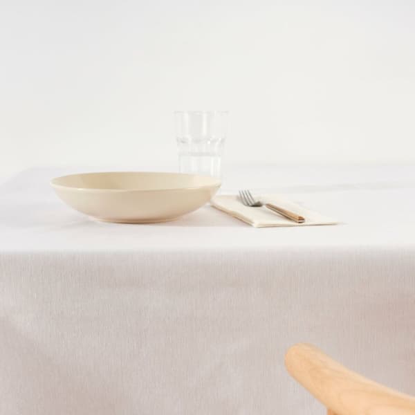 Fläckresistent bordsduk Belum Vit 180 x 250 cm XL