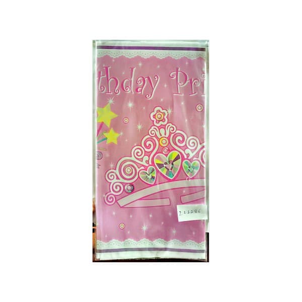 Unique Party Birthday Princess Plastic Party Table Cover Pink One Size