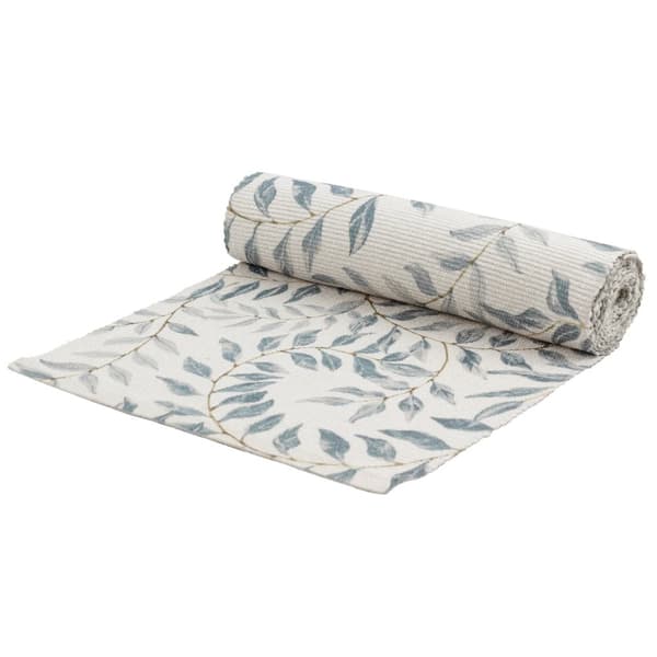 Evans Lichfield Vinea Trailing Leaves Table Runner Green 220cm x 35cm