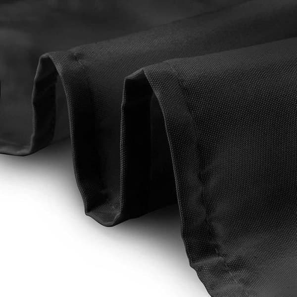 Rundduk - Bröllopsleverans - Svart - 90 Tum - Bomull och Polyester - Maskintvättbar