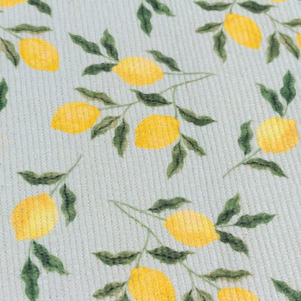 Furn Lemon Table Runner Blue 220cm x 35cm