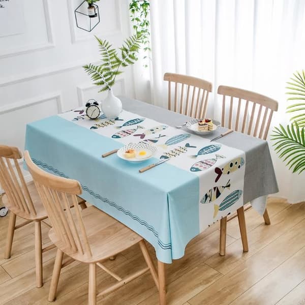 Rektangulär duk, Fyrkantig PVC-duk, PVC-duk, Rektangulär duk mot fläckar, Vattentät duk, Fläcksduk, 137x220cm