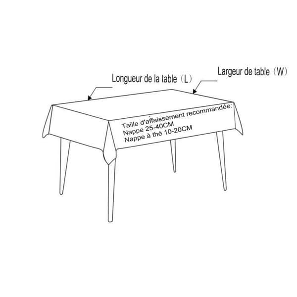 Rektangulär duk, Fyrkantig PVC-duk, PVC-duk, Rektangulär duk mot fläckar, Vattentät duk, Fläcksduk, 137x220cm