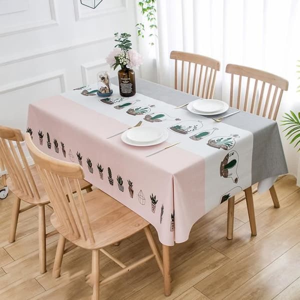 Rektangulär duk, Fyrkantig PVC-duk, PVC-duk, Rektangulär duk mot fläckar, Vattentät duk, Fläcksduk, 137x220cm