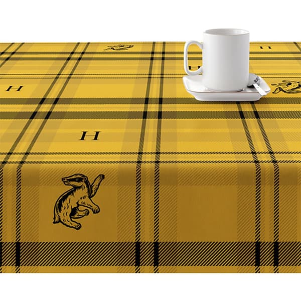 Play Fabrics Laminerede Berøringsvenlige Harpiksdug Pletbestandig Med Hufflepuff-billede 300x140 Cm