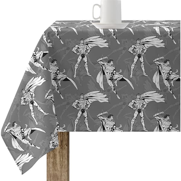 Play Fabrics Hartsduk Beröringslaminerad Fläckbeständig Superman 140x 140 Cm Grå
