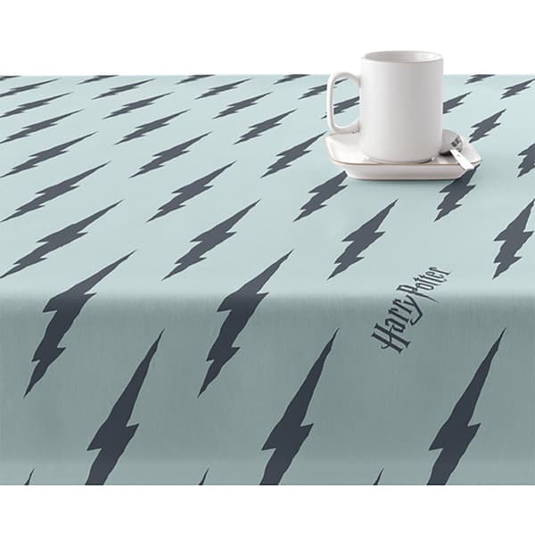 Play Fabrics Harry Potter Thunder Resin-bordduk Laminerad Beröringsresistent Och Fläckavvisande 140x140 Cm Blå