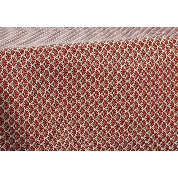 Burgundy Peacock Anti-Stain duk - rektangel 150 x 200 cm