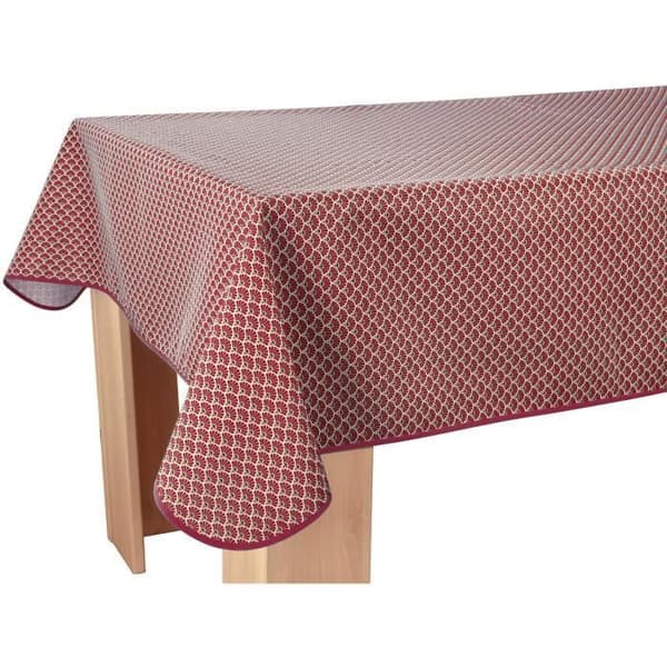 Burgundy Peacock Anti-Stain duk - rektangel 150 x 200 cm