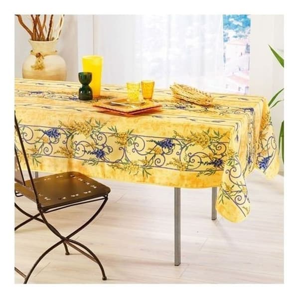 Duk - Provensalsk - Wisteria - 100 % polyester - Gul - 150x240cm