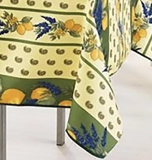 Duk - Citron - 150x300cm - Polyester - Fläckavvisande - Maskintvättbar