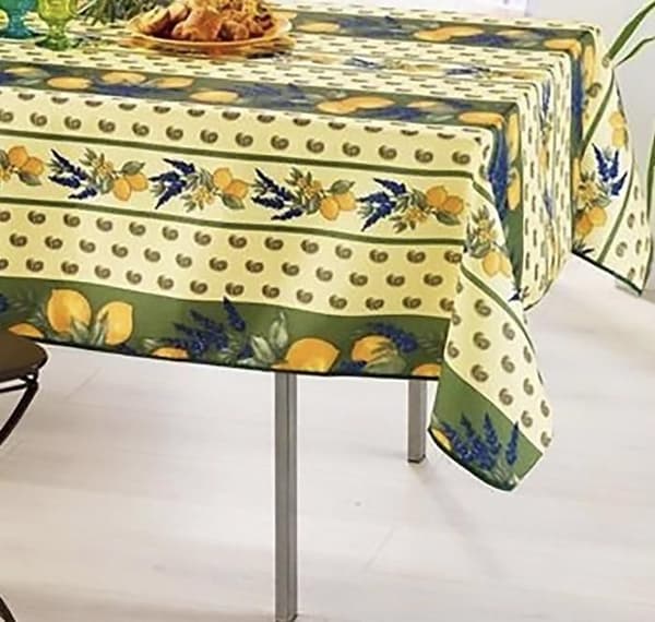 Duk - Citron - 150x300cm - Polyester - Fläckavvisande - Maskintvättbar