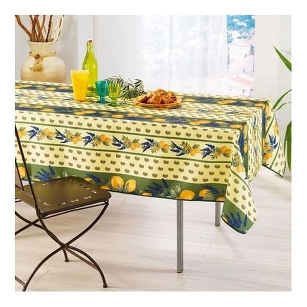 Duk - Citron - 150x300cm - Polyester - Fläckavvisande - Maskintvättbar