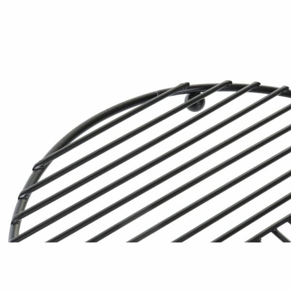 Bordsunderlägg DKD Home Decor Galler Svart Metall 20 x 20 x 1,5 cm