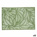 Miniatyrbild 2 av 2: Bordsunderlägg Quid Habitat Blad Grön 30 x 45 cm (Pack 12x)