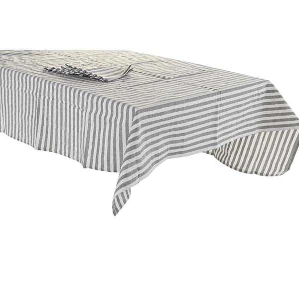 Dukar och servetter DKD Home Decor 150 x 150 x 0,5 cm Grå Vit Grön