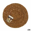 Miniatyrbild 1 av 2: Bordsunderlägg Privilege Havsalger Brun Ø 25 cm (36 antal)