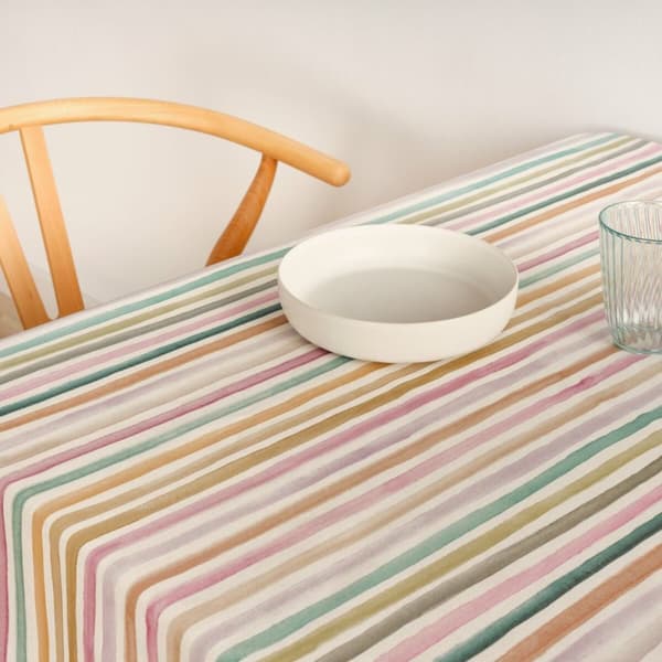 Fläckresistent bordsduk Belum Naiara 4-100 Multicolour 200 x 150 cm Randig