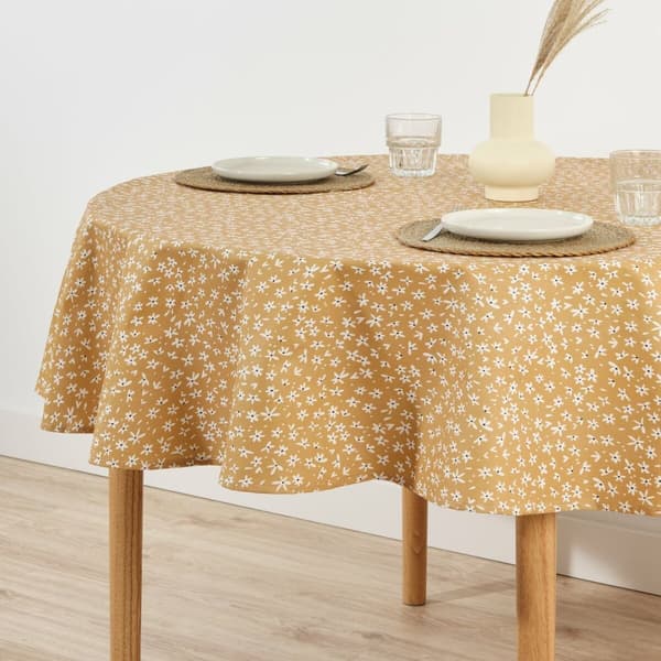 Fläckresistent bordsduk i harts Belum 0120-32 Multicolour Ø 140 cm