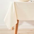 Miniatyrbild 3 av 6: Fläckresistent bordsduk i harts Belum Liso Beige 150 x 150 cm