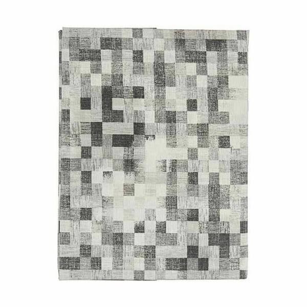 Dug Kinvara CUADROS-G Grå Tyndt kanvas 140 x 180 cm Anti-plet Rammer (6 enheder)