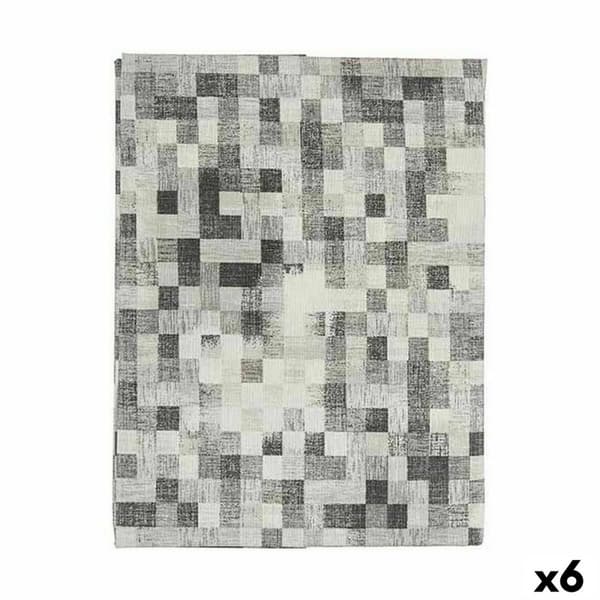 Dug Kinvara CUADROS-G Grå Tyndt kanvas 140 x 180 cm Anti-plet Rammer (6 enheder)