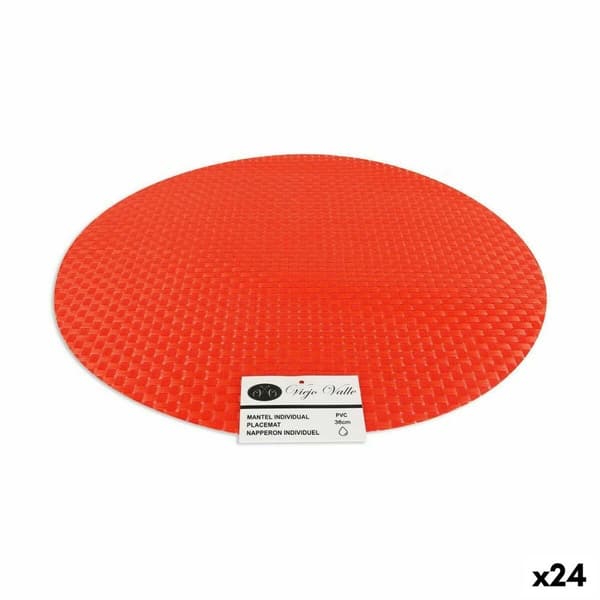 Dækkeservietter Viejo Valle Orange 38 cm (24 enheder)