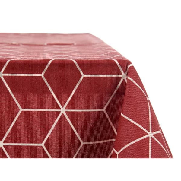 Bordduk Kinvara CUBIC-26195-1 Hvit Rødbrun Tynn duk